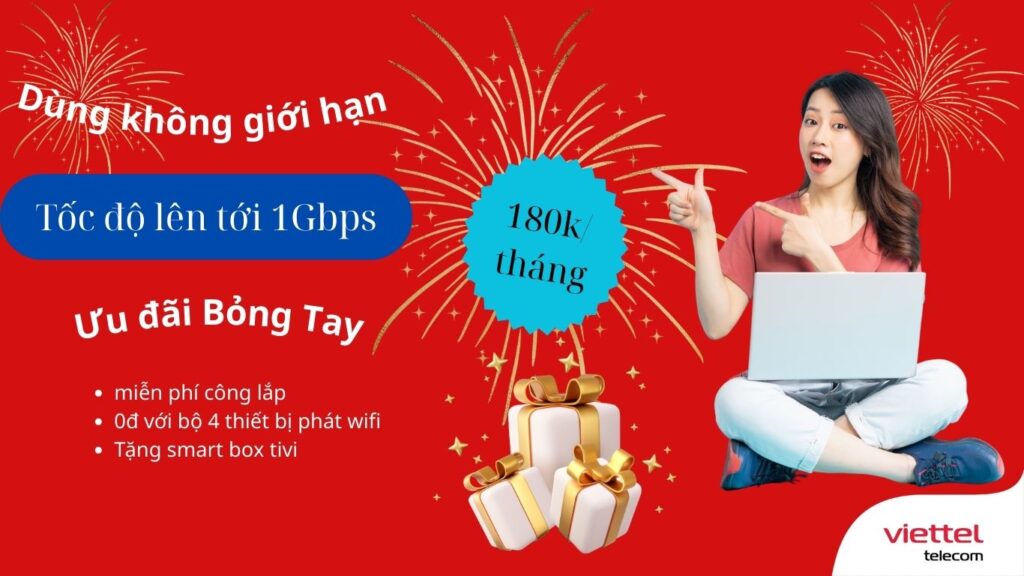 khuyễn mại lắp mạng Viettel