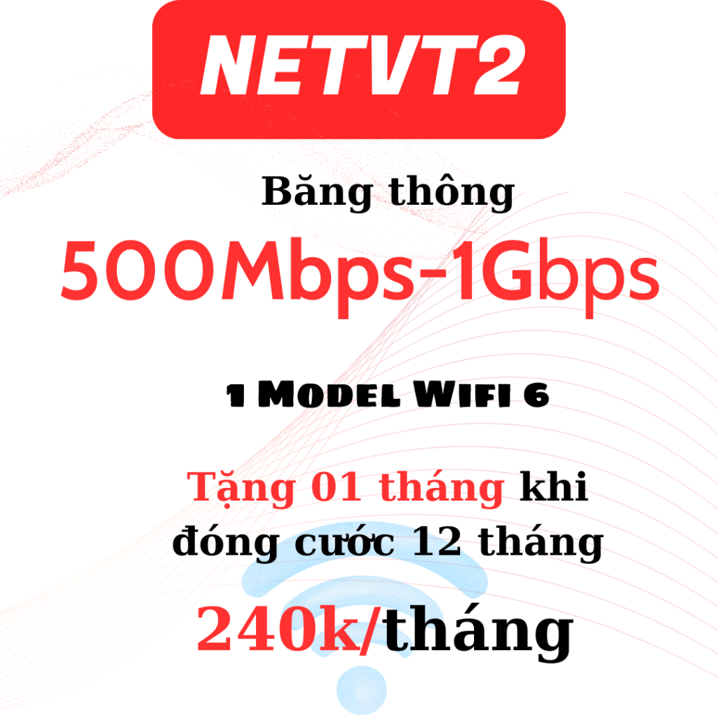 gói netvt2 mạng viettel